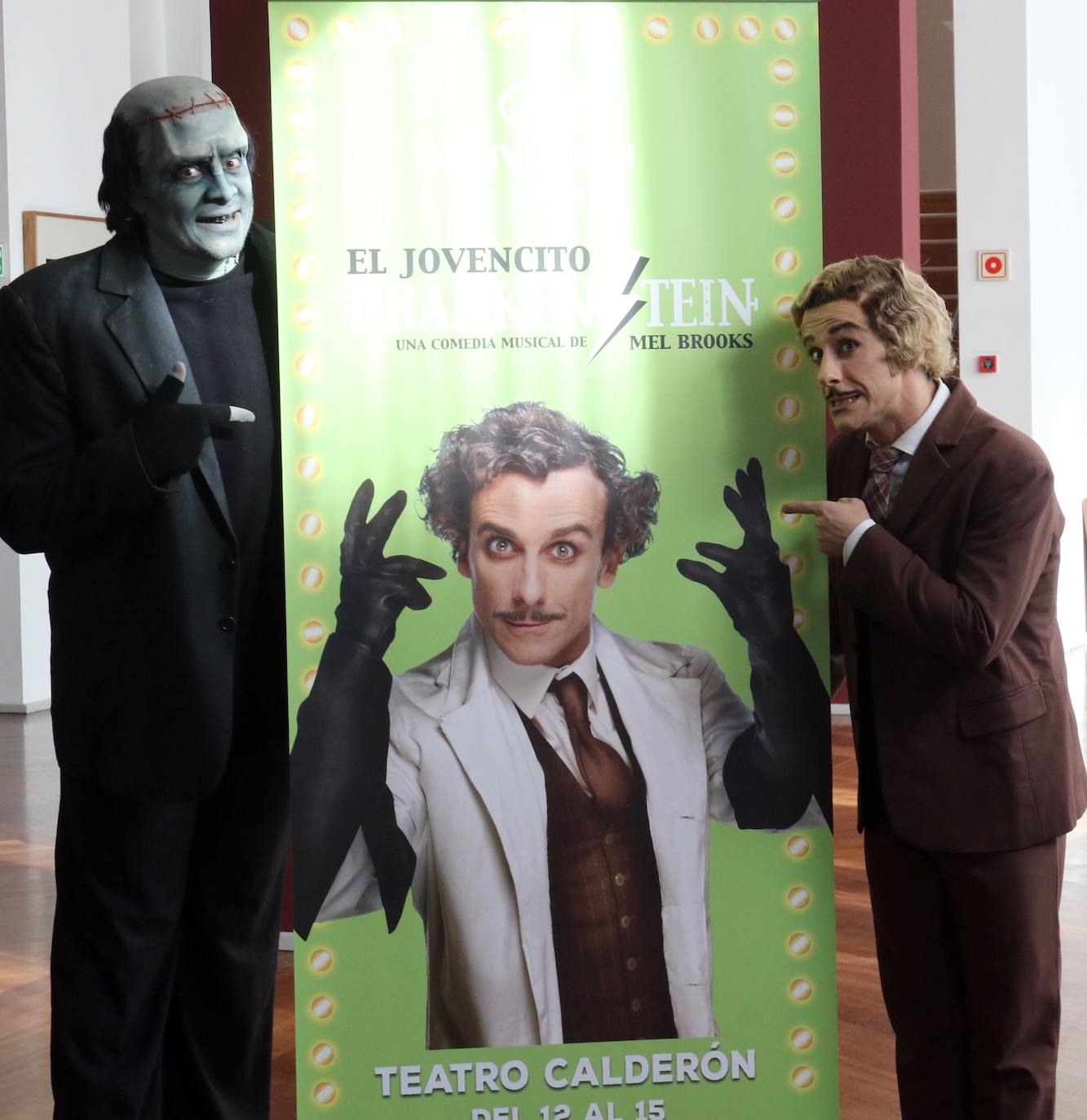 Presentación en el Teatro Calderón del Musical 'El jovencito Frakenstein'. 