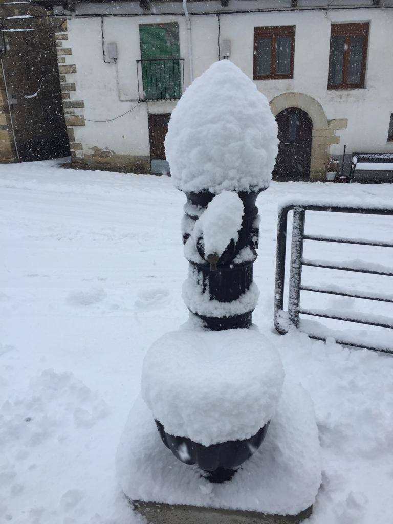 Nieve en la Montaña Palentina.