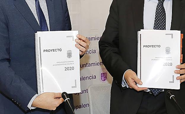 Presentación del proyecto de presupuesto del Ayuntamiento de Palencia. 