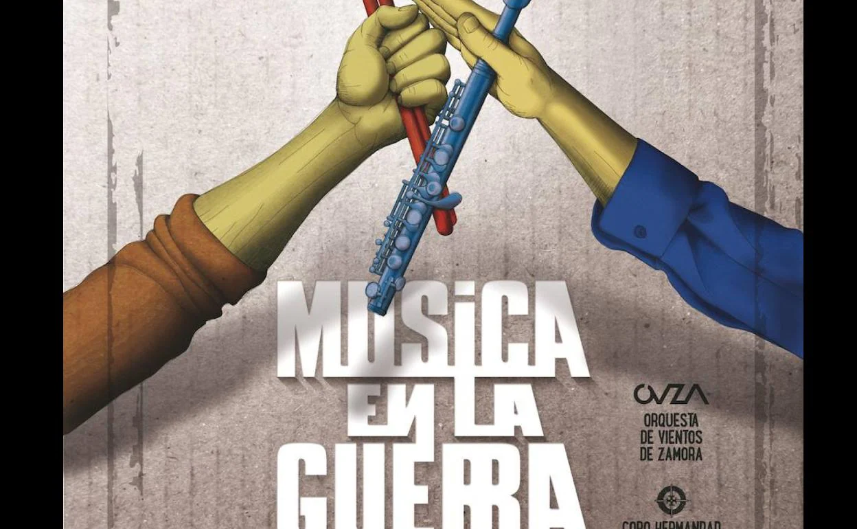 Imagen del cartel, cuando se celebró en Zamora el concierto.