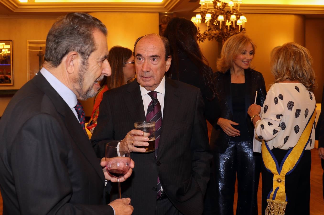 Gala de entrega de premios del Rotary Club en Valladolid.