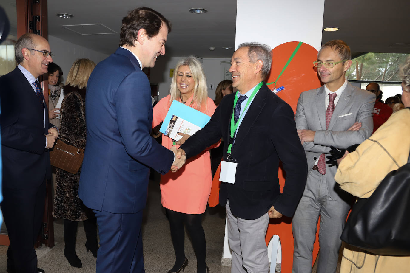 El presidente de la Junta, Alfonso Fernández Mañueco, acude al acto. 