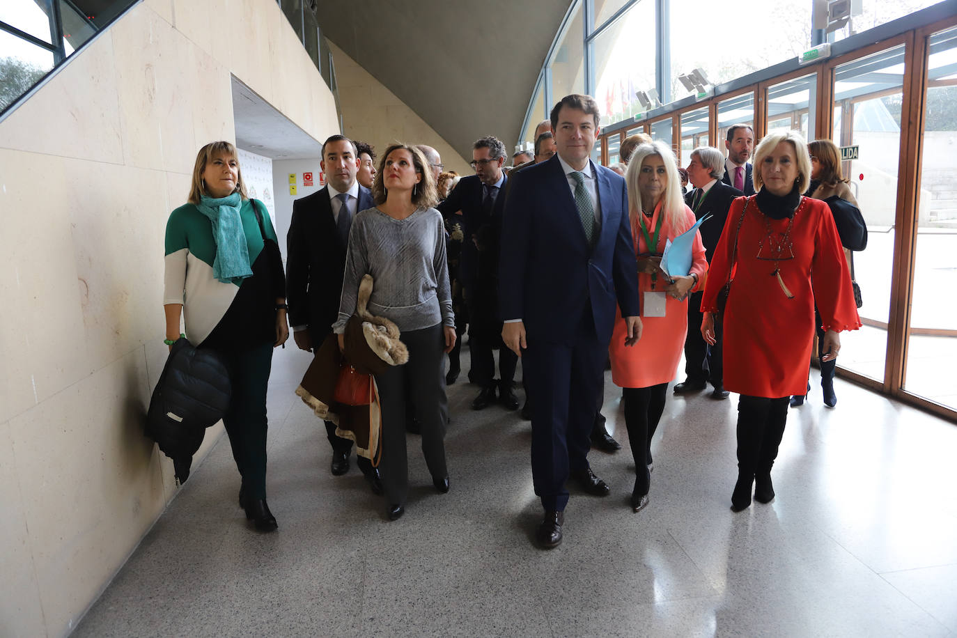 El presidente de la Junta, Alfonso Fernández Mañueco, acude al acto. 