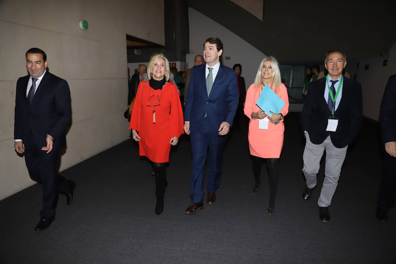 El presidente de la Junta, Alfonso Fernández Mañueco, acude al acto. 