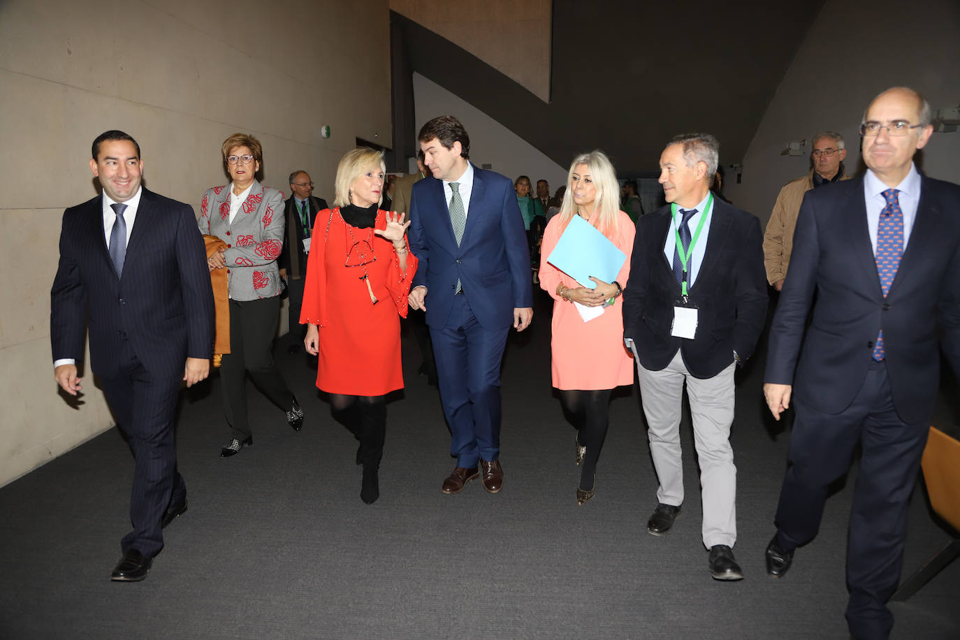 El presidente de la Junta, Alfonso Fernández Mañueco, acude al acto. 