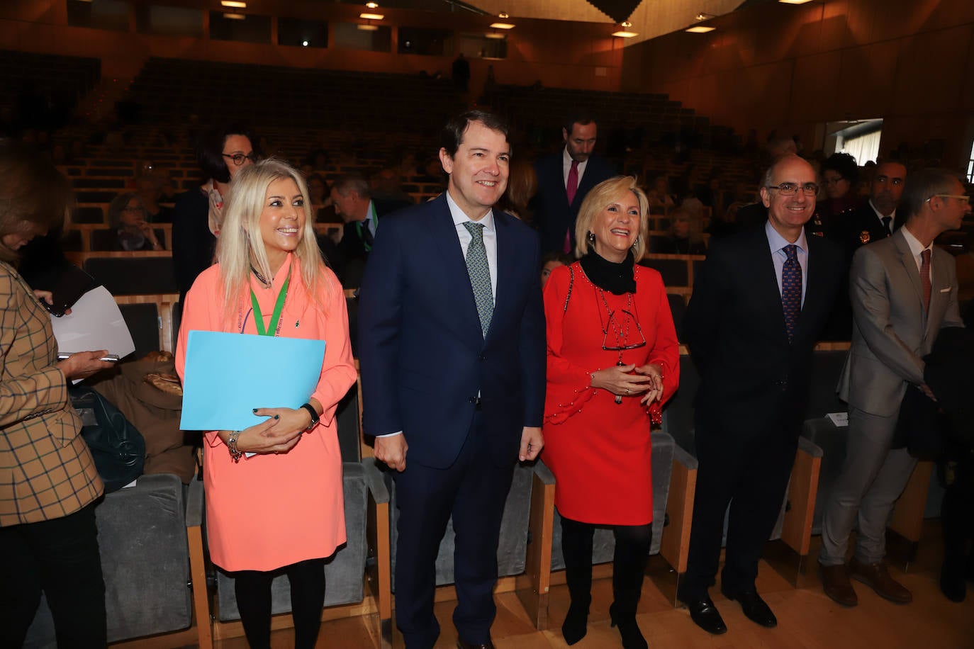 El presidente de la Junta, Alfonso Fernández Mañueco, acude al acto. 