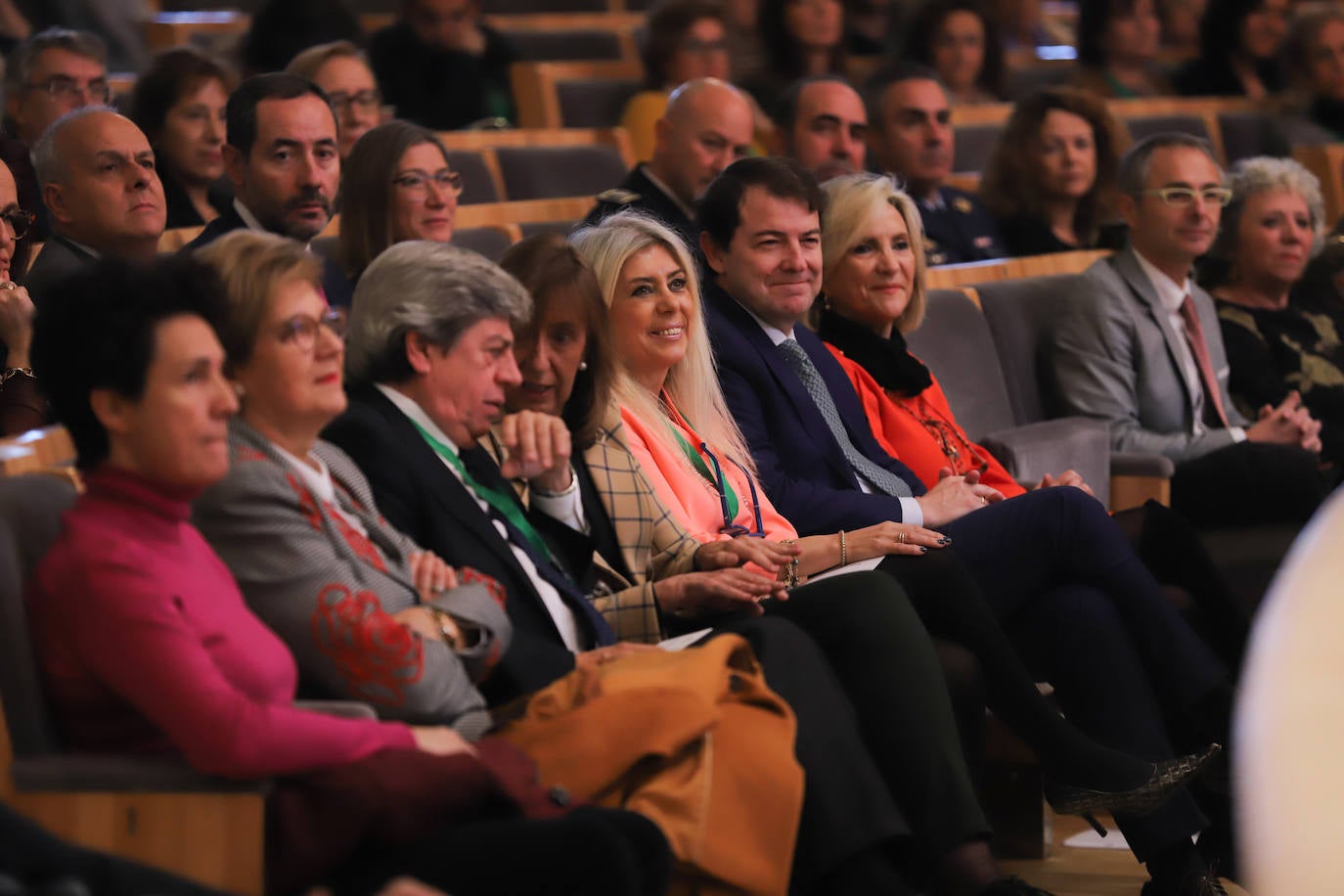 El presidente de la Junta, Alfonso Fernández Mañueco, acude al acto. 