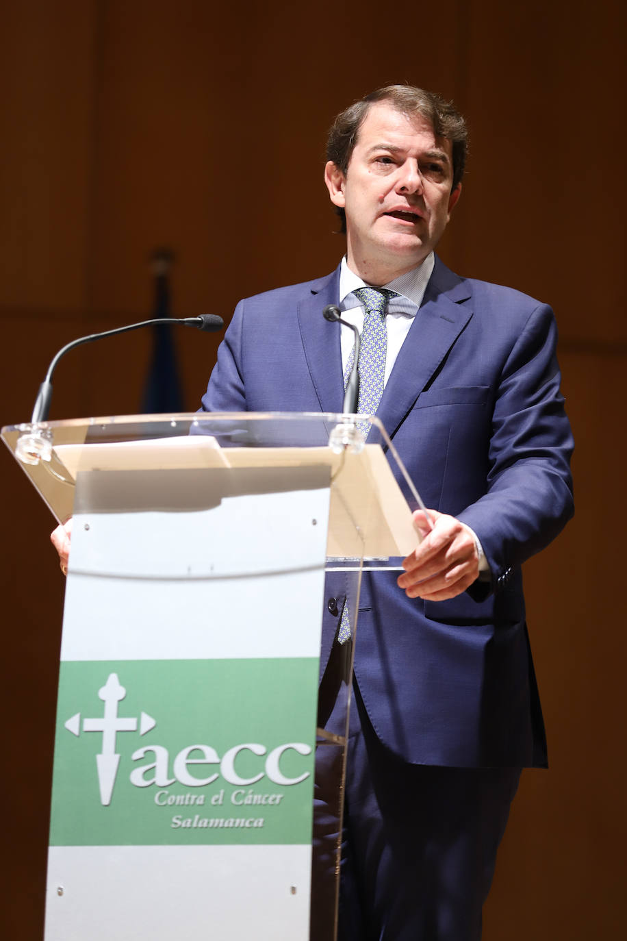 El presidente de la Junta, Alfonso Fernández Mañueco, acude al acto. 