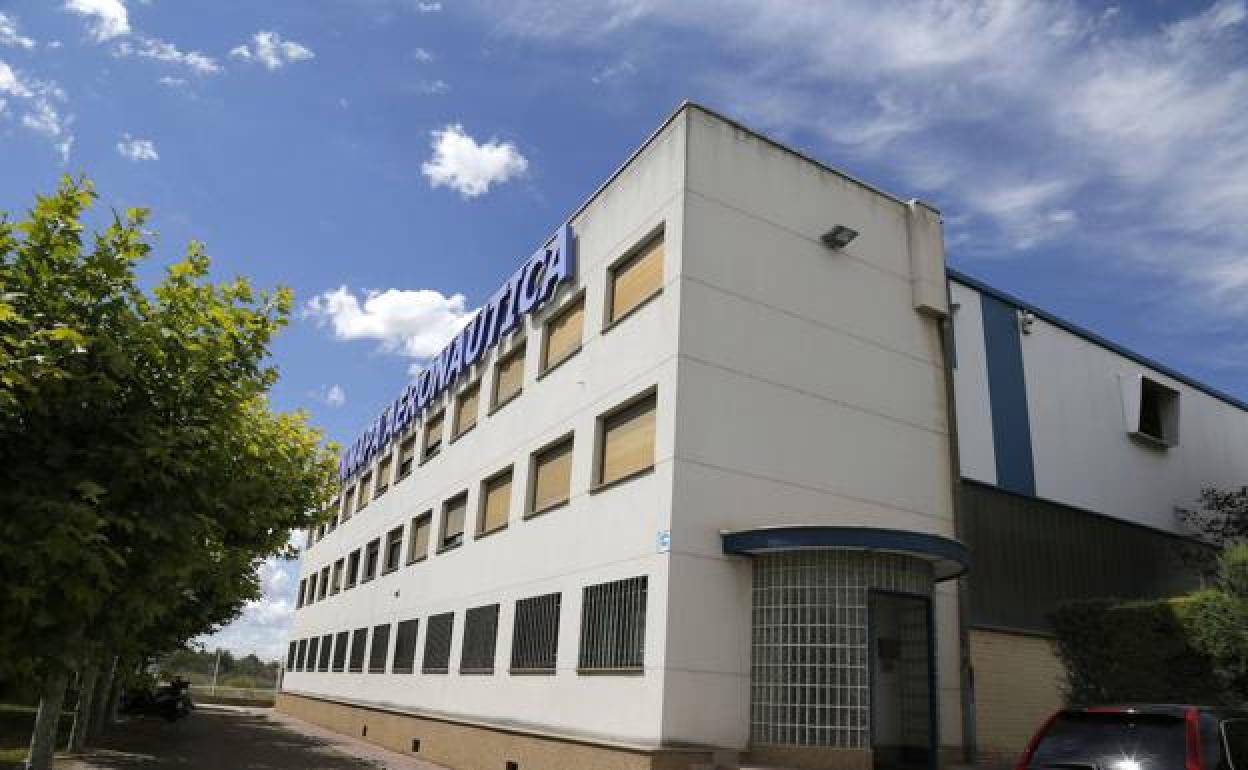 Instalaciones de la empresa palentina Grupo Inmapa. 