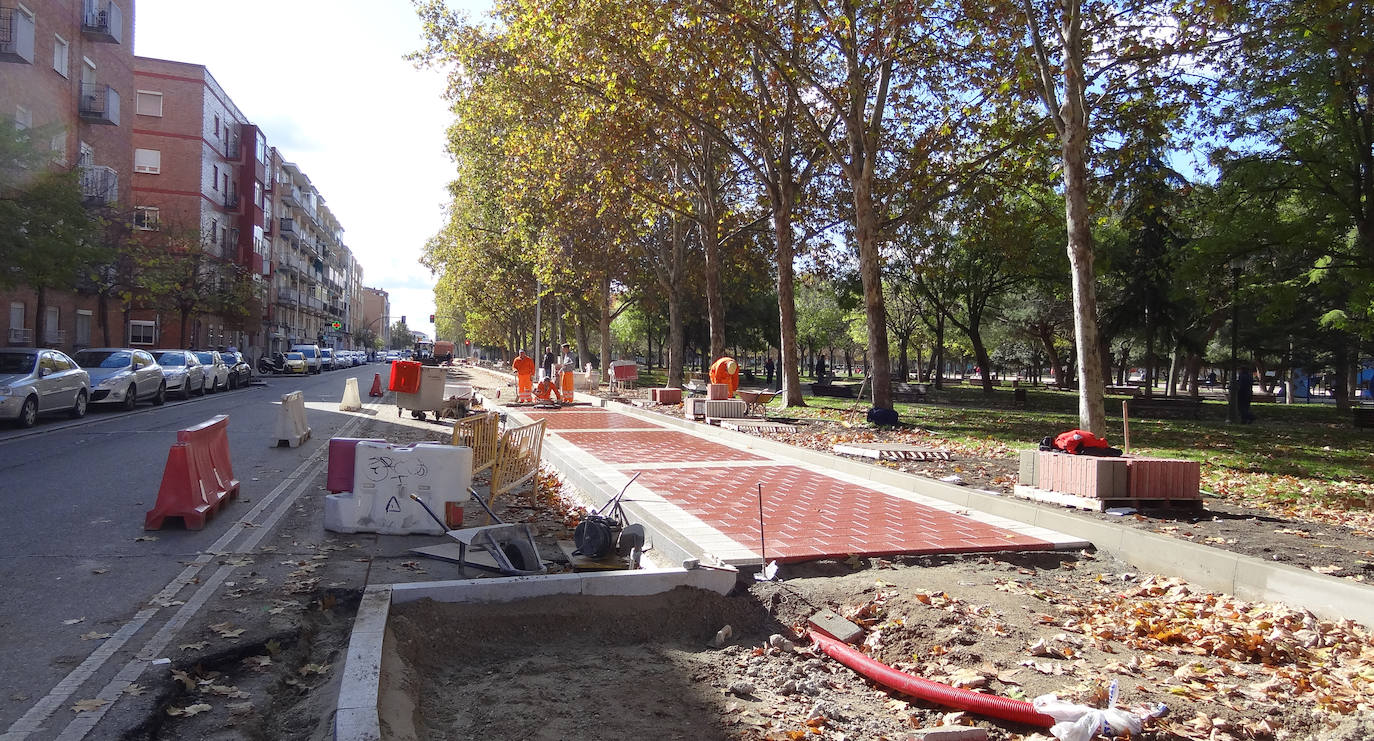 Reforma de la calle Arca Real y del Parque de la Paz. 