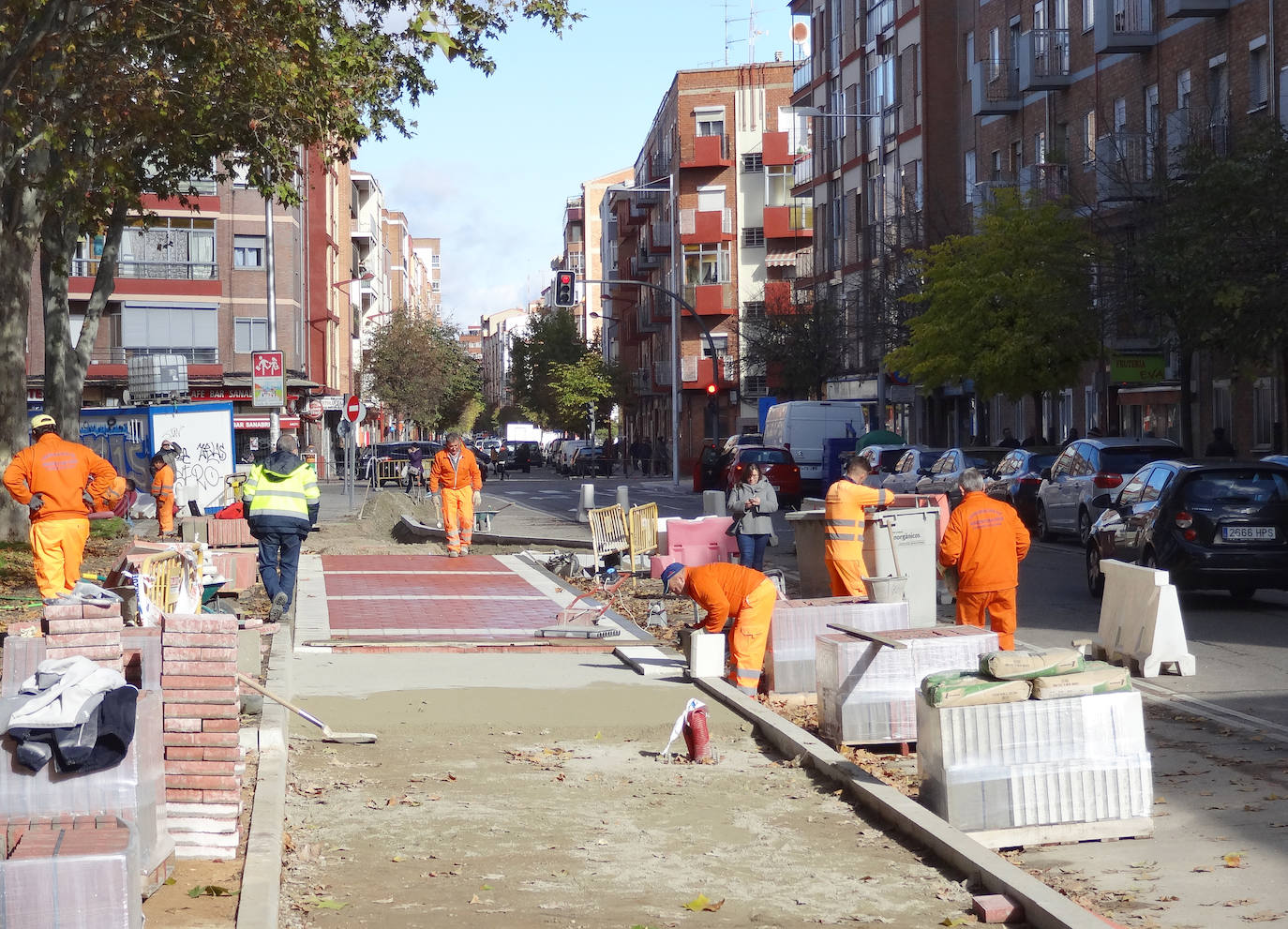 Reforma de la calle Arca Real y del Parque de la Paz. 