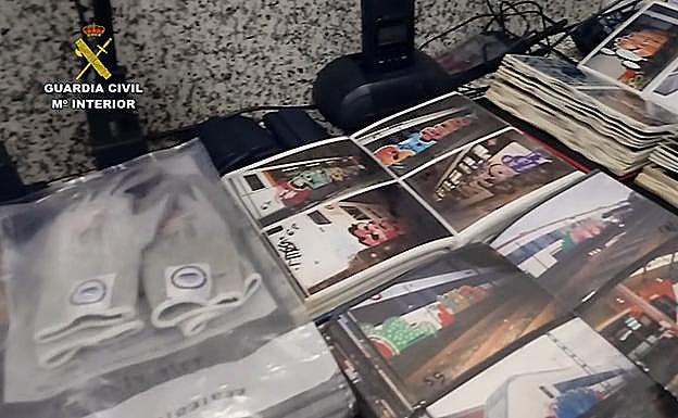 Fotografías de los grafitis encontradas en los registros. 