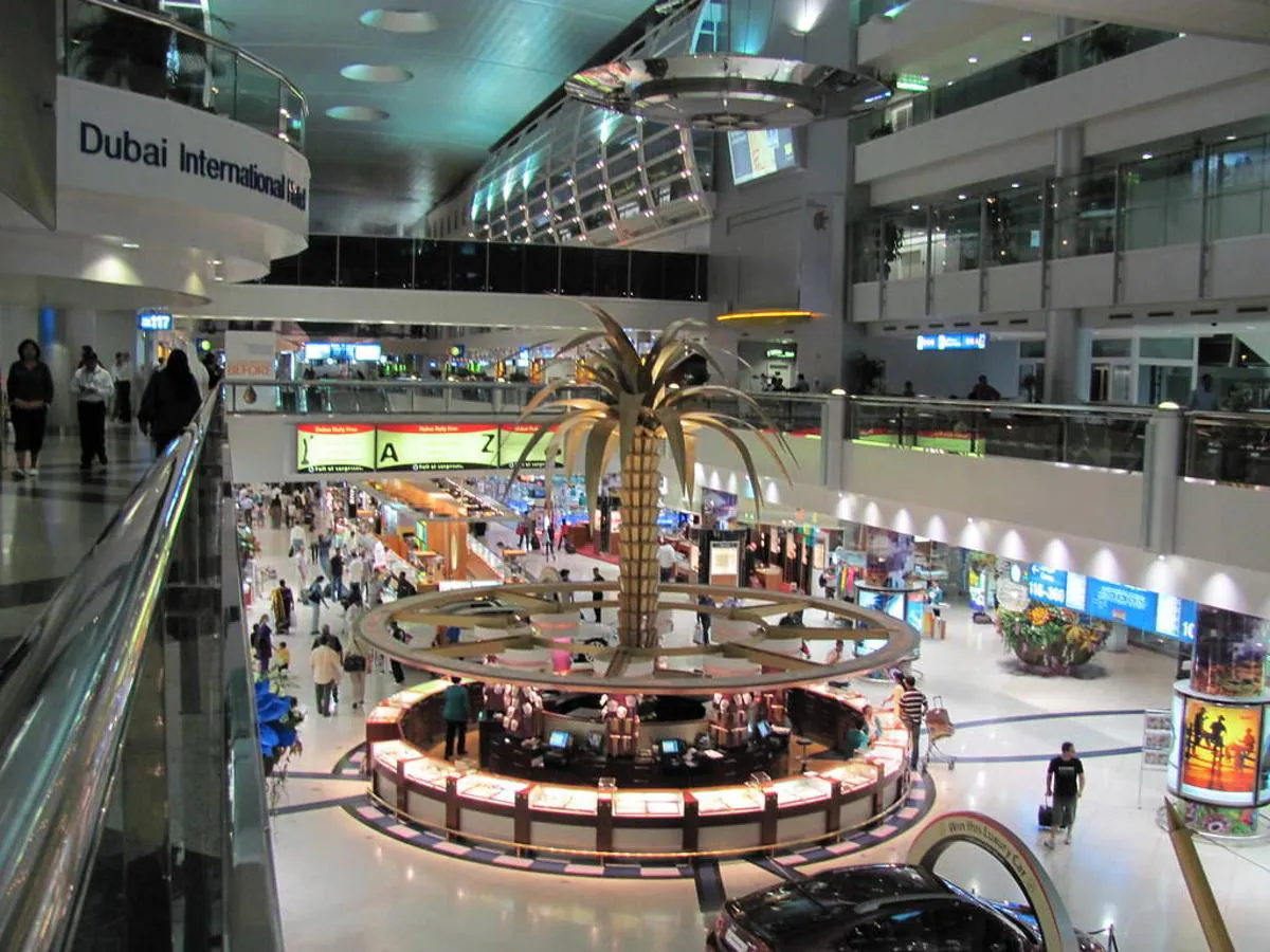 Aeropuerto Internacional de Dubai (Emiratos Árabes).