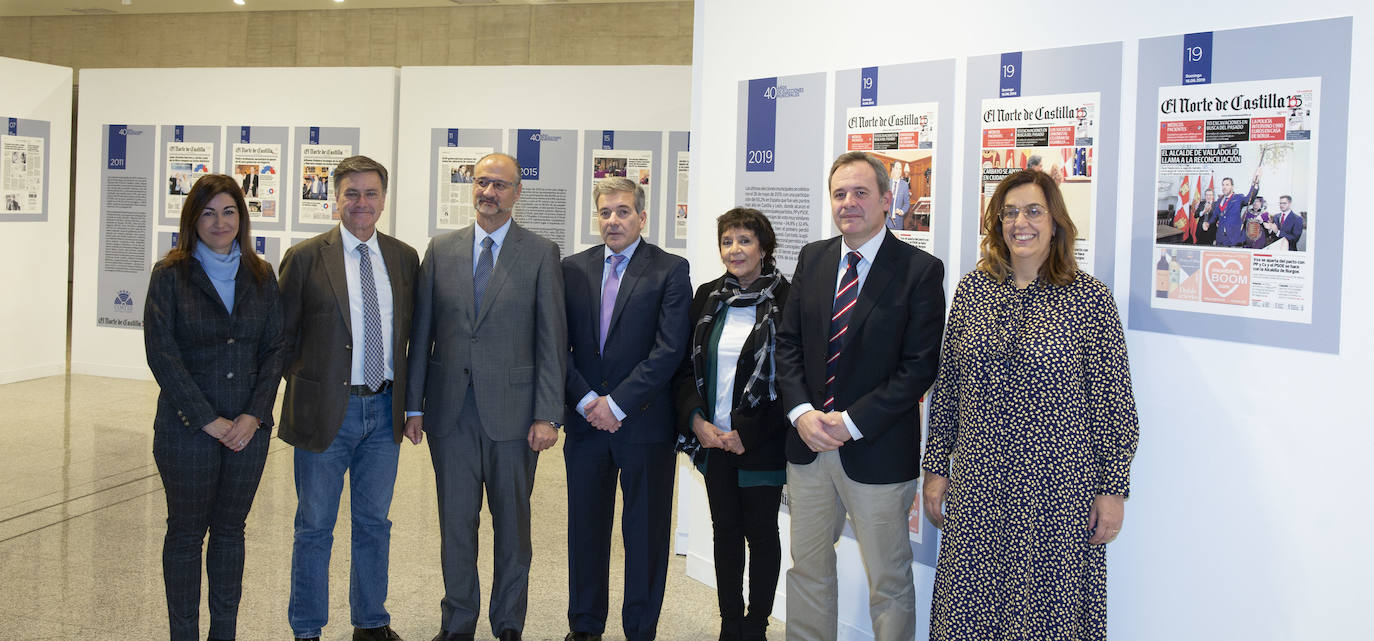 Las Cortes de Castilla y León y El Norte de Castilla reúnen en una exposición, a partir de la completa hemeroteca del diario decano de la prensa española, los hitos de los 11 comicios locales desde 1979