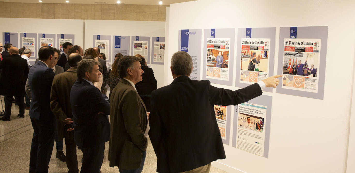 Las Cortes de Castilla y León y El Norte de Castilla reúnen en una exposición, a partir de la completa hemeroteca del diario decano de la prensa española, los hitos de los 11 comicios locales desde 1979