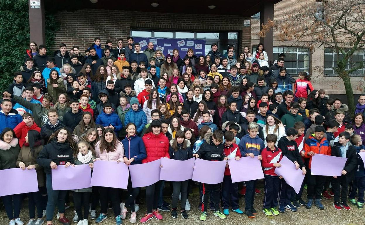 Acto contra la violencia sexista el año pasado en el Cooperativa Alcáza. 