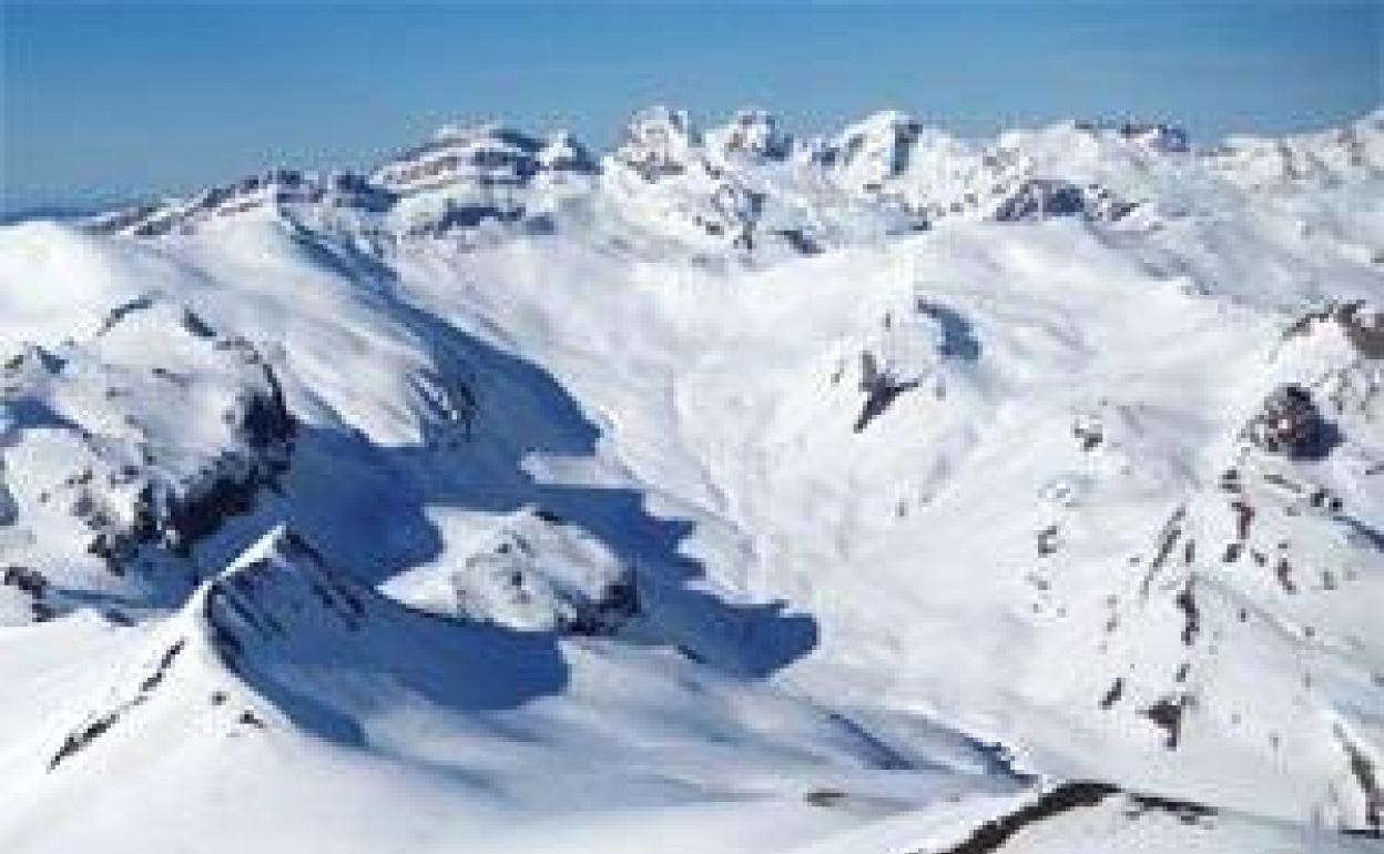 Nieve en la montaña. 