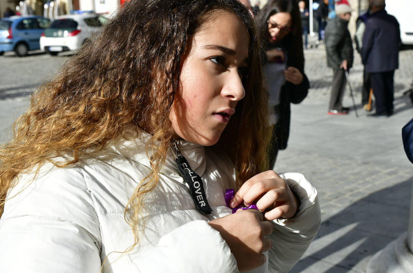 Fotos: Concentración contra la violencia de género en el Espinar