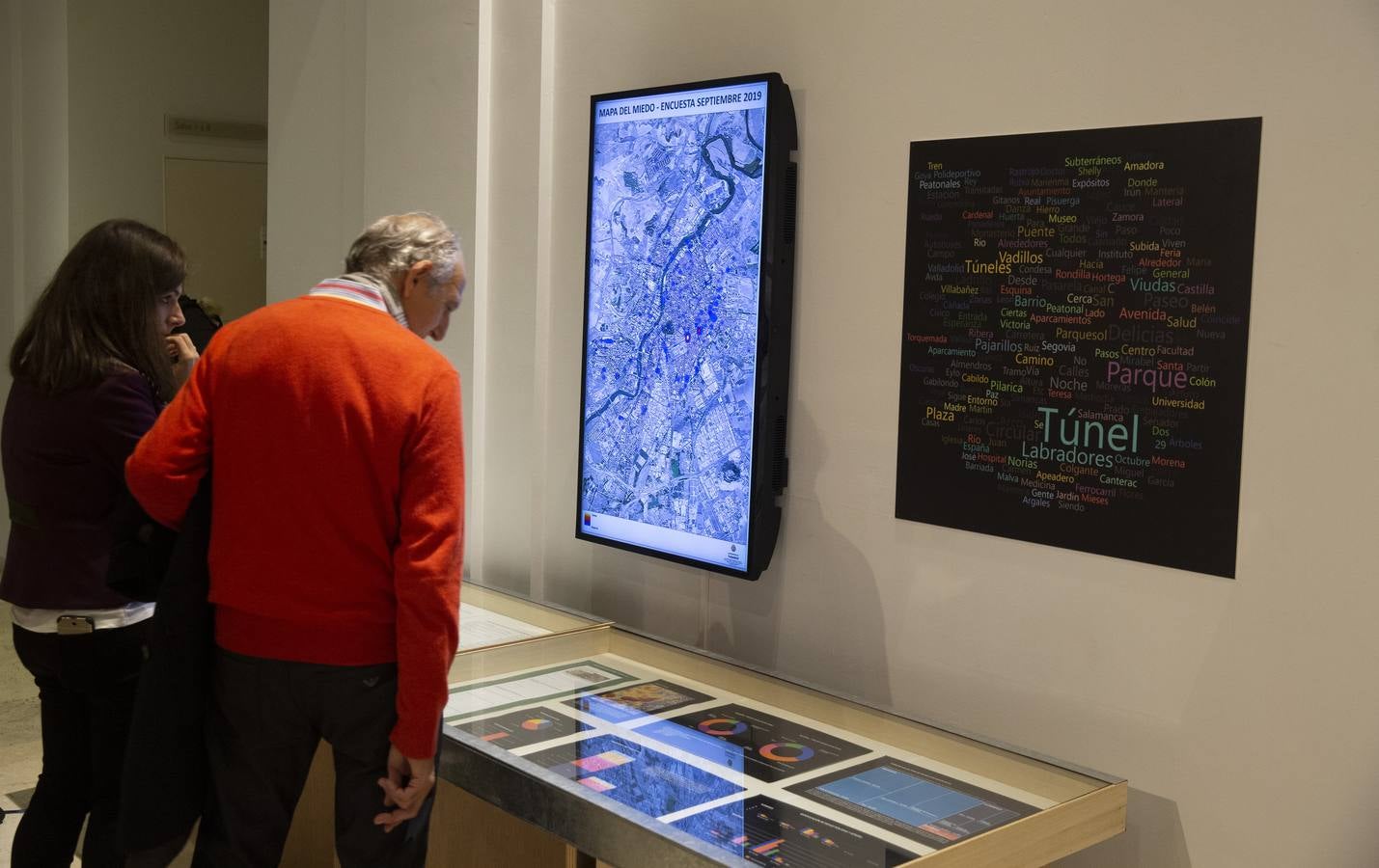 Un conjunto de mapas de los diferentes distritos de la ciudad en los que aparecen marcados los lugares que demandan acciones con las que ahuyentar riesgos para la ciudadanía