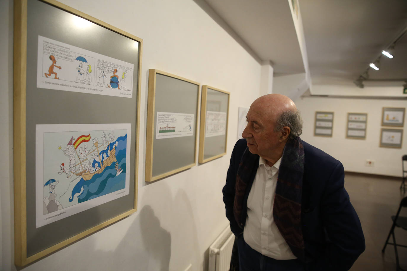 La Casa Revilla acerca a través de la exposición 'Los mundos de Peridis' el afán creador de un activista social y cultural que a sus 78 años sigue alentando proyectos colectivos de marcado interés social.