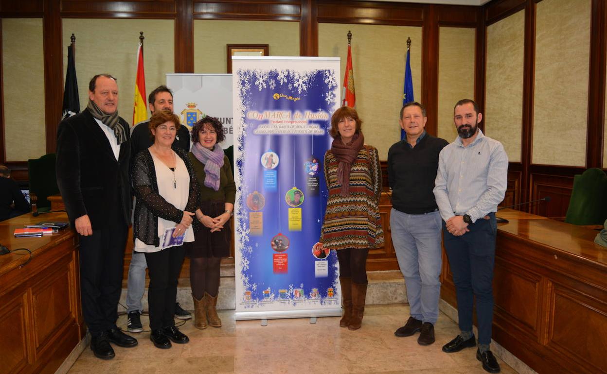 Alcaldes y representantes municipales presentaron ayer la iniciativa en Béjar.