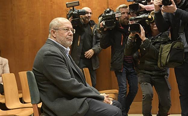 Francisco Igea, en la sala de vistas.
