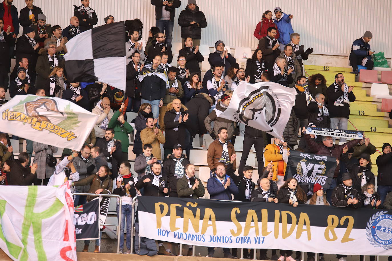 El encuentro se saldó con 3 goles a 0 a favor del Unionistas CF (0-3). 