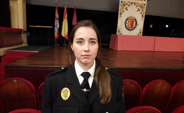 Irene Vázquez, nueva agente de la Policía Local y número uno de su promoción.