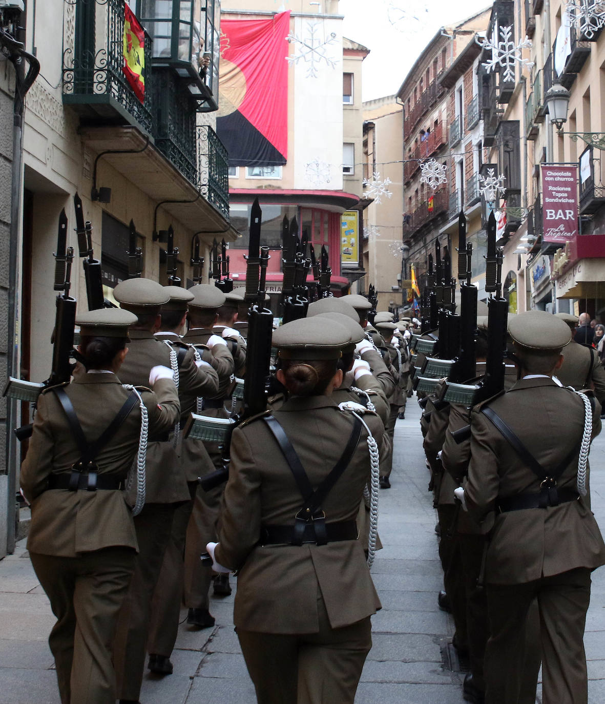 Los artilleros de Segovia celebran Santa Bárbara 