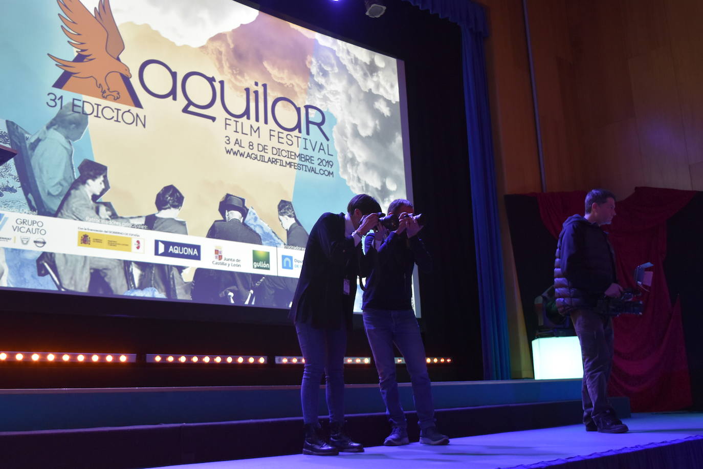 Gala de apertura del festival de Aguilar. 