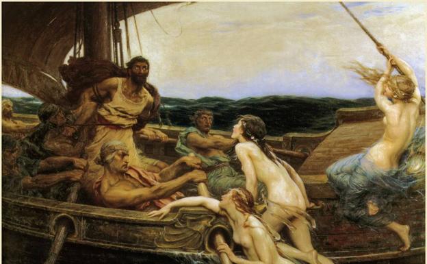 'Ulises y las sirenas' (1909), de Herbert James Draper. 