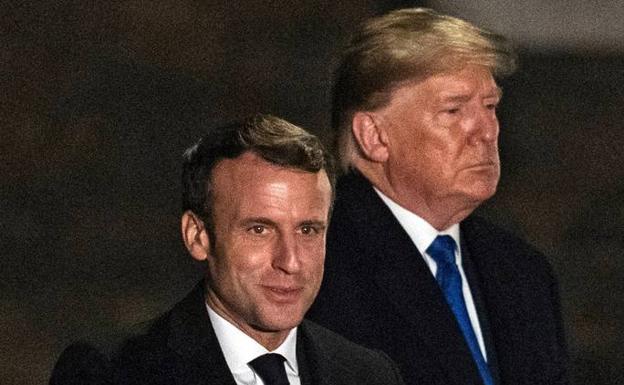 Emmanuel Macron y Donal Trump, en la cumbre de la OTAN.