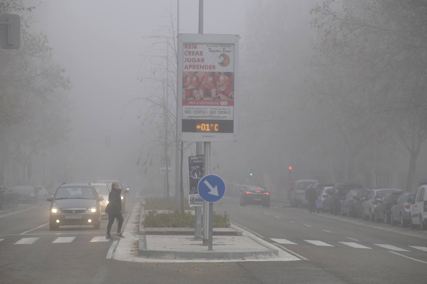 Fotos: Mañana de niebla en Valladolid