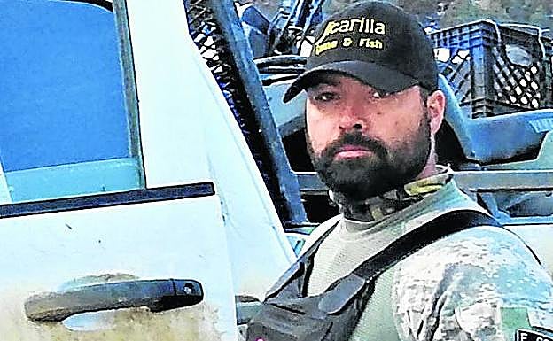 El rastreador segoviano Fernando Gómez. 