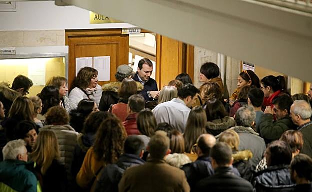 Últimas oposiciones para una plaza fija de médico de Familia el pasado mes en Valladolid.
