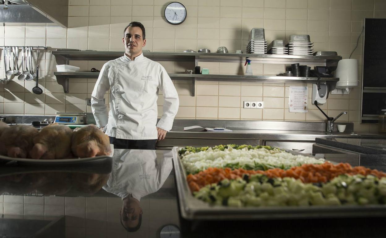 El chef ejecutico del restaurante Refectorio de Abadía Retuerta Le Domaine, Marc Segarra. 