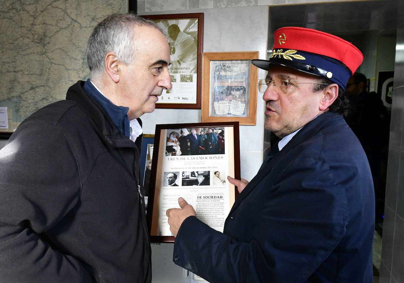 Fotos: El Tren de las Emociones cubre el trayecto entre Segovia y la Estación de El Espinar