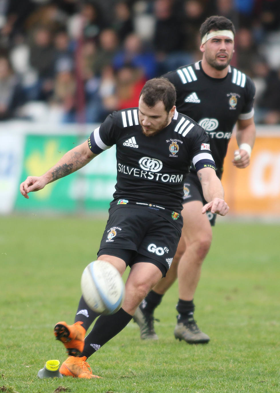 Encuentro celebrado este domingo en Pepe Rojo entre el Silverstorm El Salvador y el Bathco Rugby de Santander.