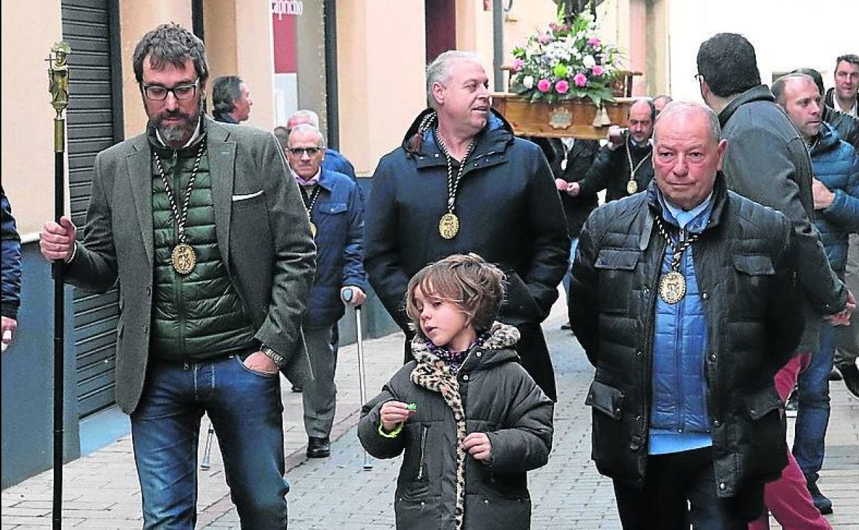 Procesión en honor a San Juan de la Cruz. 
