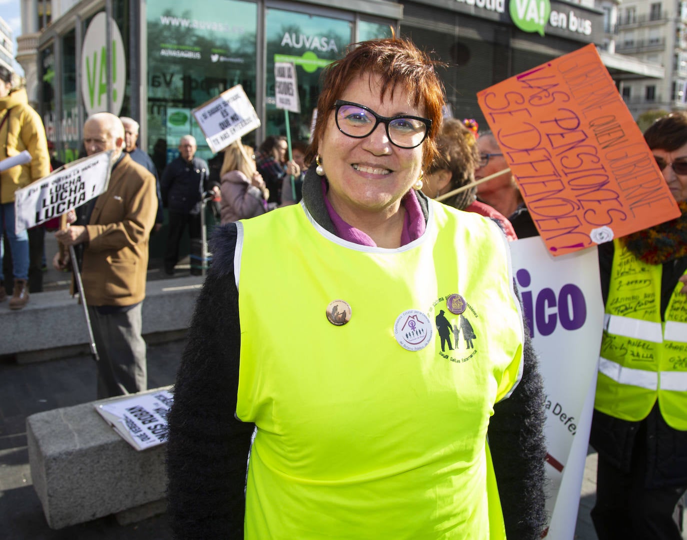 Fotos: Manifestación por las pensiones en Valladolid