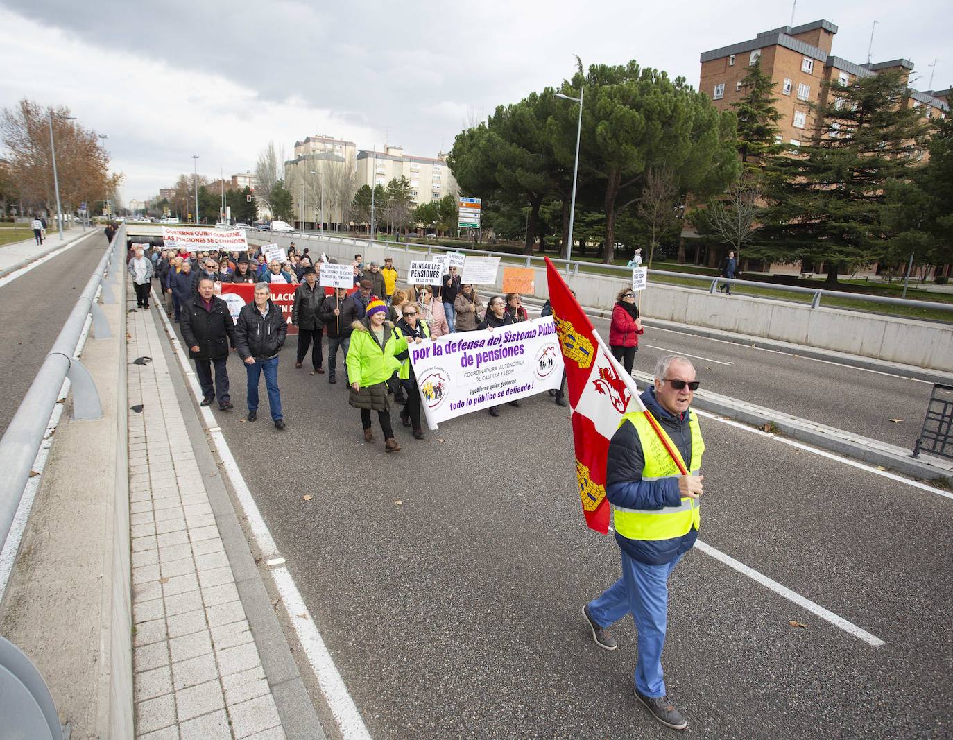 Fotos: Manifestación por las pensiones en Valladolid