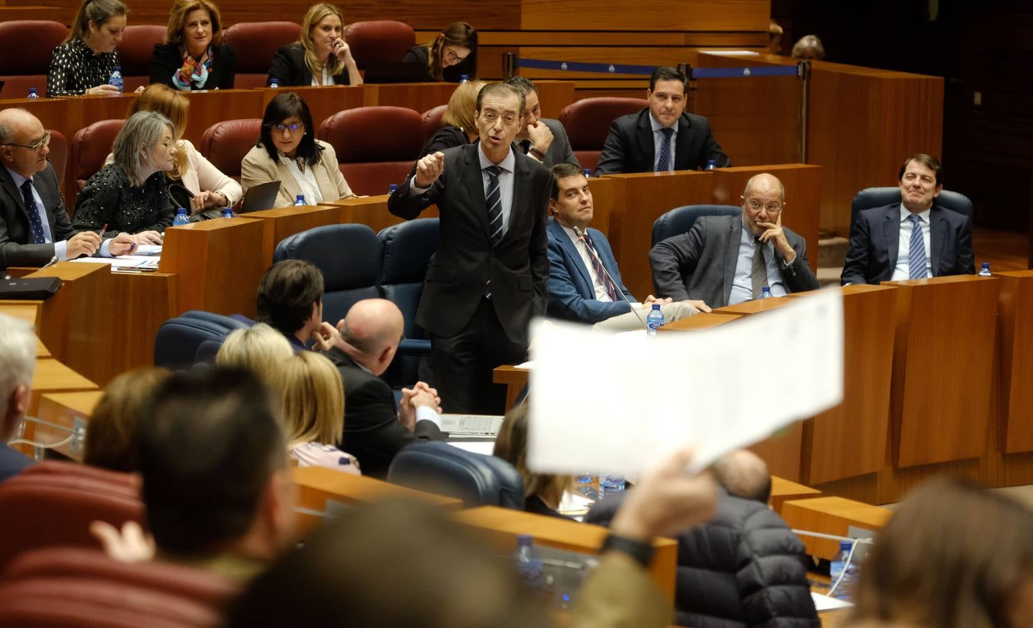 El presidente de la Junta, Alfonso Fernández Mañueco, propuso un decálogo para que Castilla y León abandere la lucha contra el cambio climático en España