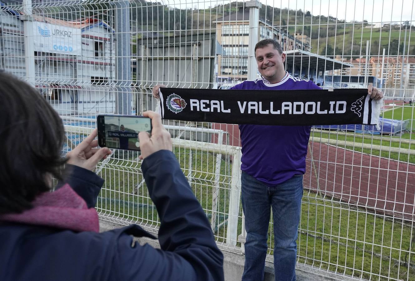 Dos goles de Aguado y uno de Ünal permiten a los blanquivioletas pasar de ronda en la Copa sin mucho desgaste