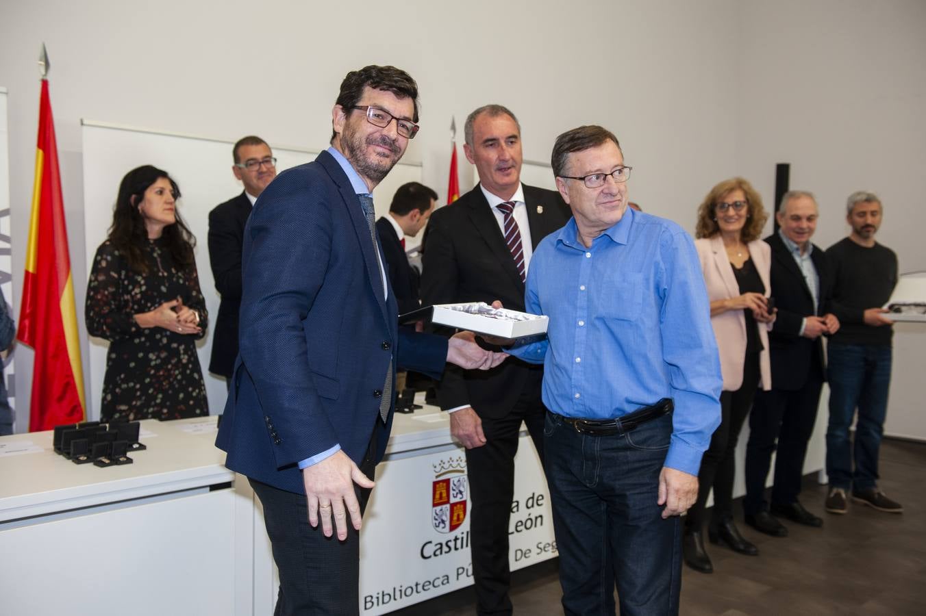 El delegado territorial, José Mazarías, ha trasladado el reconocimiento de la Junta de Castilla y León a 162 funcionarios y laborales que en 2019 culminan su carrera profesional al servicio de los ciudadanos y a los que reciben este año distinciones por años de servicio