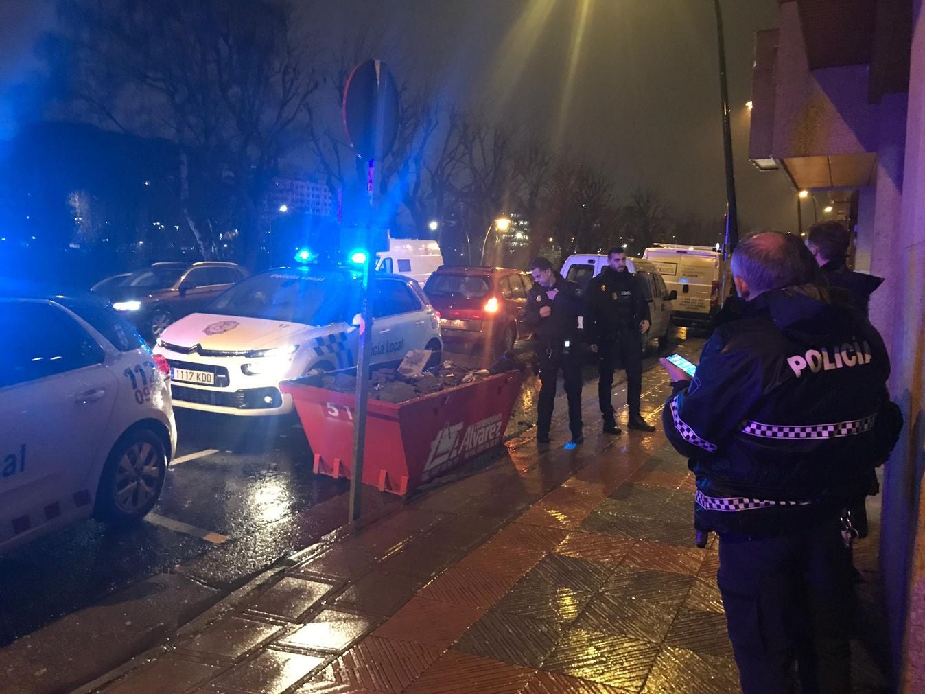 Localizan restos humanos dentro de una bolsa en una obra que se realizaba en el Paseo de Salamanca de León capital.