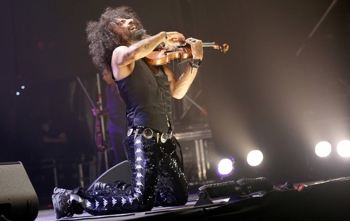 Ara Malikian, en su actuacuón en Palencia. 