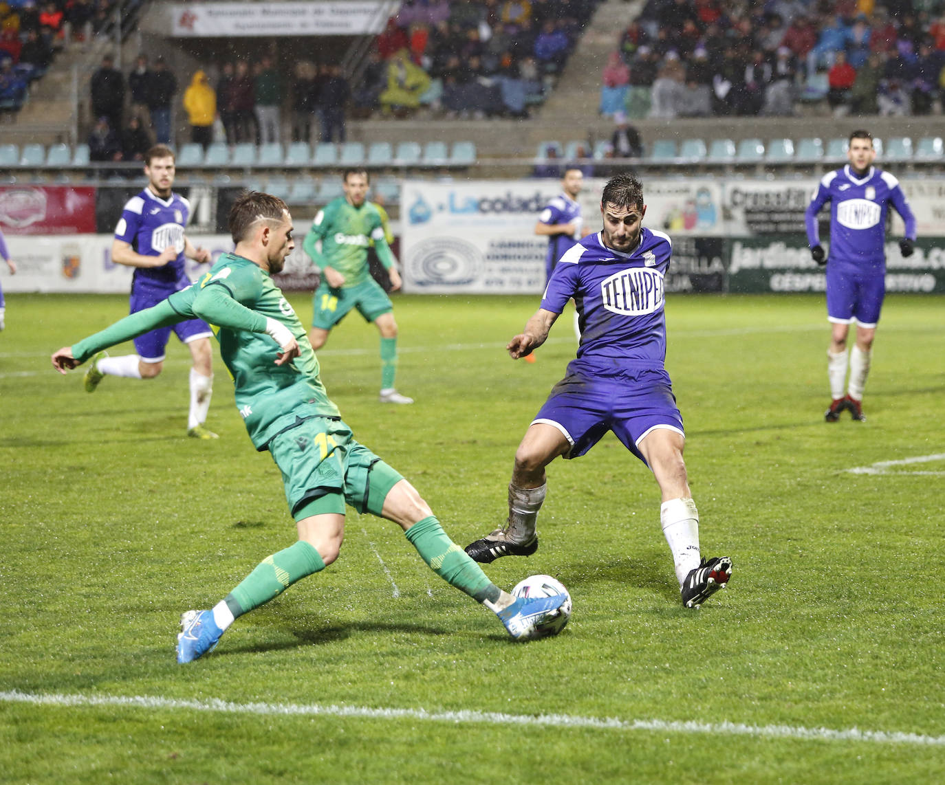 Partido de la copa del Rey en la Balastera. 