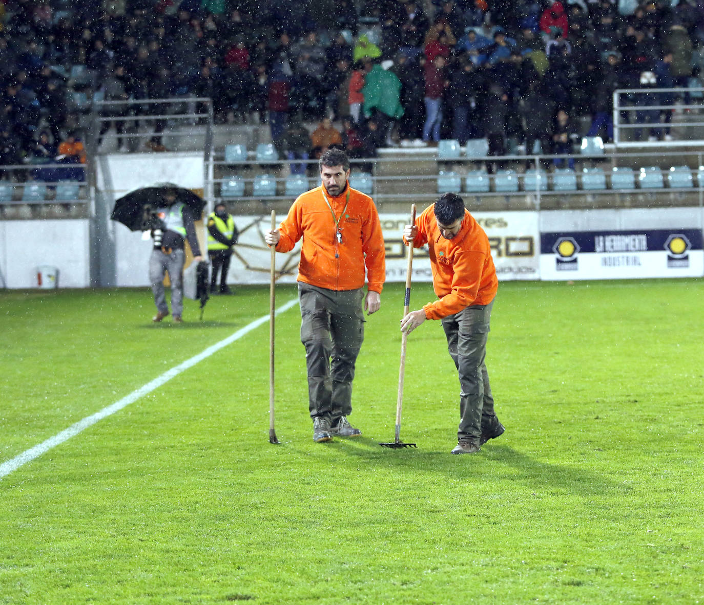 Partido de la copa del Rey en la Balastera. 