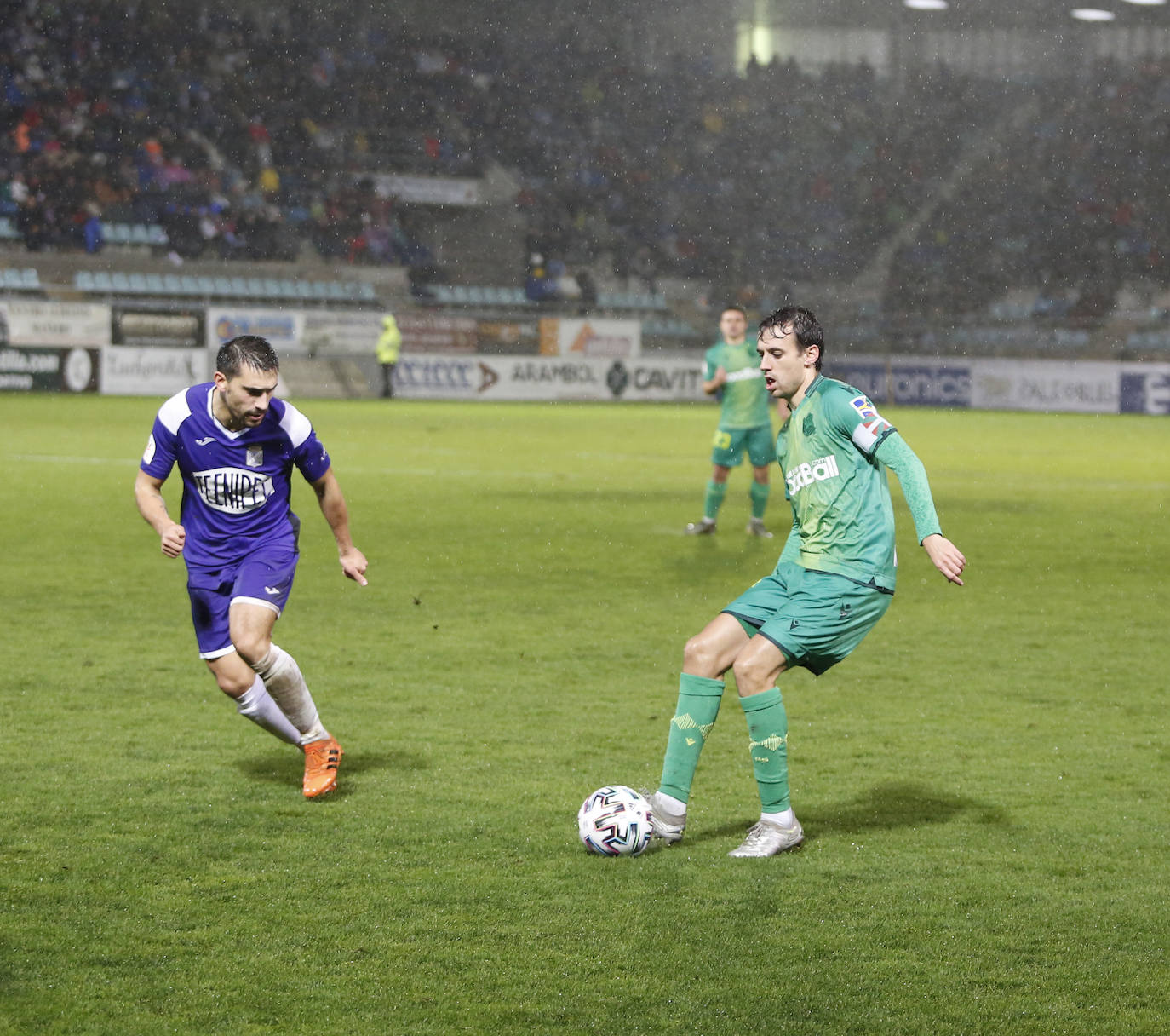 Partido de la copa del Rey en la Balastera. 