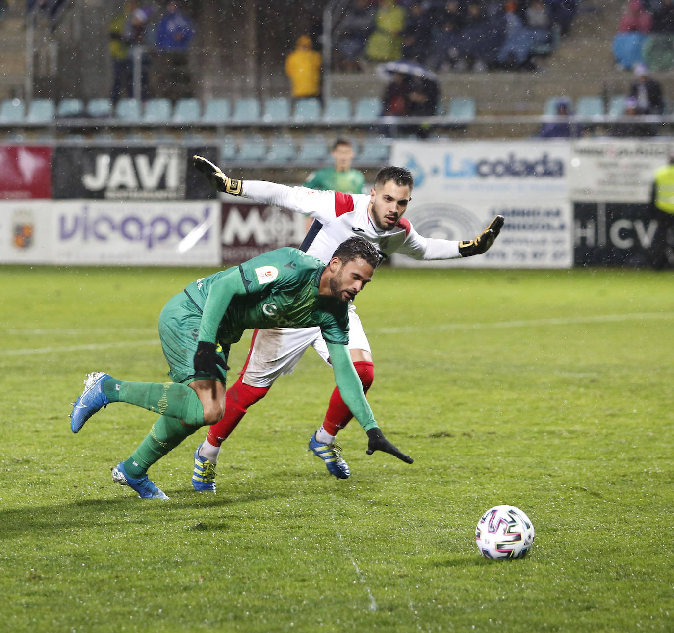 Partido de la copa del Rey en la Balastera. 